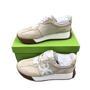 Sam Edelman Women's Langley Sneaker Size 7.5 Off White Canvas